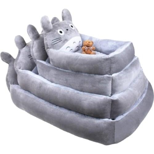 Cartoon Pet Dog Bed Cat House,Winter Keep Warm Plush Cotton Pet Bed,Teddy French Bulldog Small and Medium-size Kennel Sofa Bed