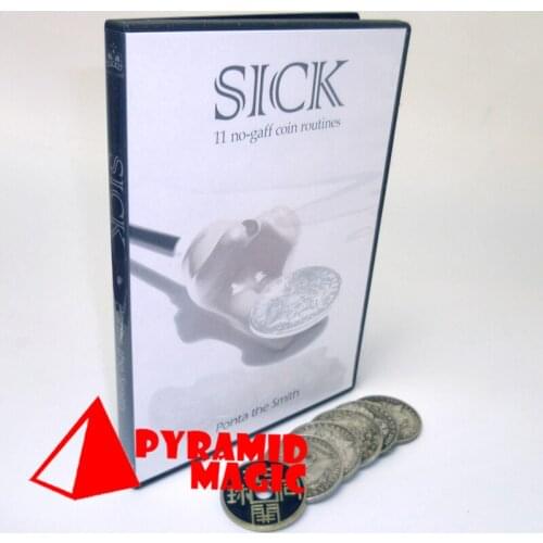 SICK by Ponta The Smith Teaching & 6 Coins Set / close-up stage street floating magic tricks products toys