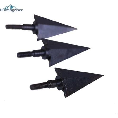 12PCS Sharp Carbon Steel Swallowtail Arrow Heads Broadheads Tips Arrow Points Archery Arrowheads for Compound Bow and Crossbow