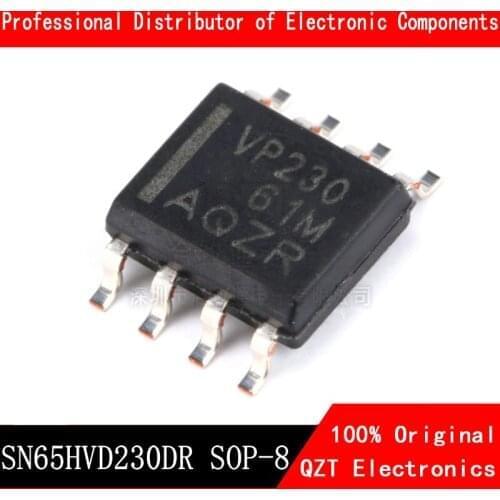 10pcs/lot SN65HVD230 SN65HVD230DR VP230 SOP-8 CAN bus transceiver new original In Stock