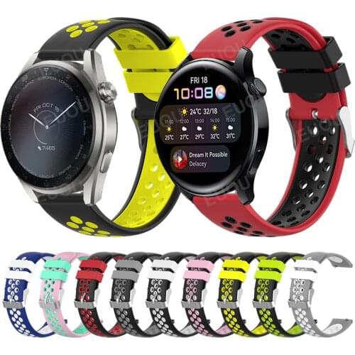 Colorful Sports Silicone Strap Band For HUAWEI WATCH 3 46mm/GT 2 Pro/HONOR MagicWatch 2/ES Replace Wristband Bracelet Watchband