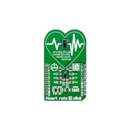 SFH7050 MIKROE-2036 AFE4404 Heart Rate 3 click module