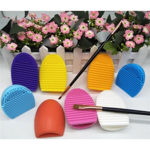 Silicone Makeup Brushes Cleaning Pad Mat Brush Washing Tools Cosmetic Eyebrow Brush Cleaner Tool Scrubber Board Makeup T0645