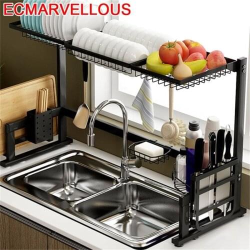 Scolapiatti Cosina Especias Accessories Sink Organizer Stainless Steel Cozinha Organizador Cuisine Cocina Kitchen Rack