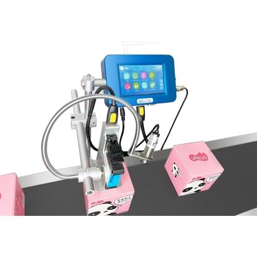 Inkjet Printer Single Head 600 DPI High Resolution Thermal Ink Jet Marker Barcode Logo QR Code Automatic Date TIJ Printer