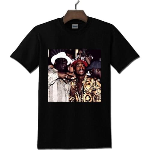 Tupac With Biggie Vintage Black T-Shirt S - 5Xl Tee Shirt