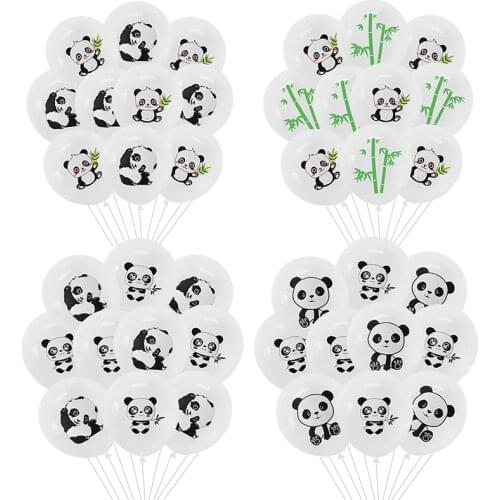 Panda Them Party Decoration Globos Cute Animal Panda Balloon Latex Balloon For Baby Shower Kids Birthday Party Decoration