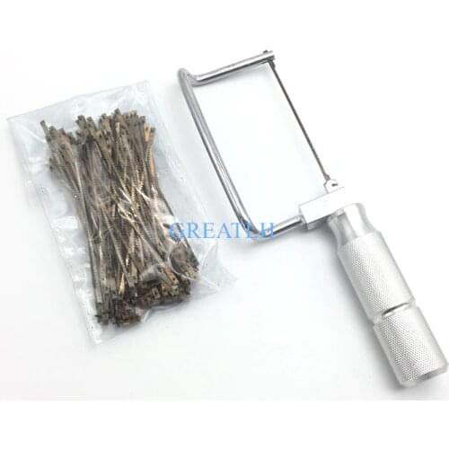 Dental Lab Short long Plaster Saw 100 Short Saw Blades Dental gypsum saws Dental Plaster saw bow Dental Lab tools