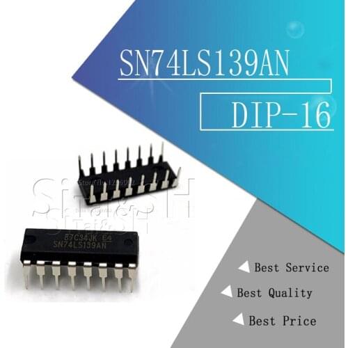 10PCS SN74LS139AN DIP-16 SN74LS139N DIP16 74LS139 DIP HD74LS139P SN74LS139