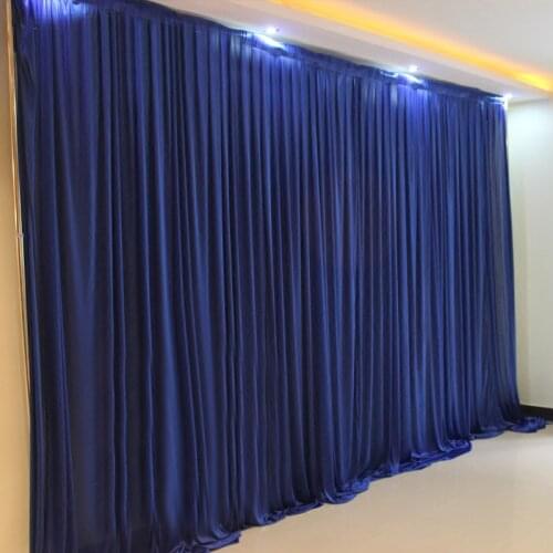 10x20ft Ice silk elegant wedding backdrop curtain drape wedding supplies simple curtain drapes background for party event