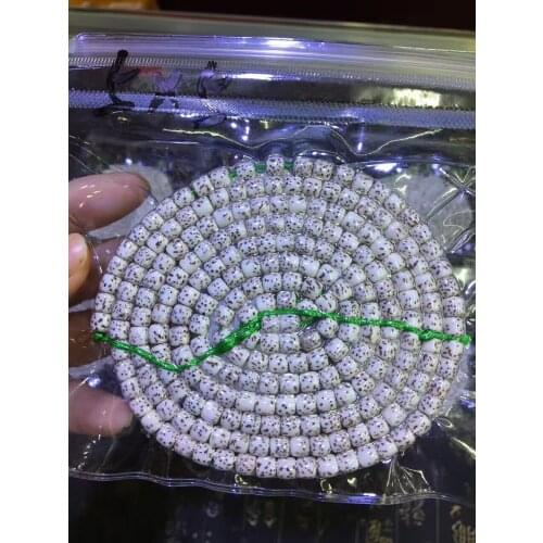 5mm * 228 * Natural Lotus Bodhi Seeds Beads Loose Prayer Mala Spacer Beads Barrel Beads Jewelry Findings DIY Accessories