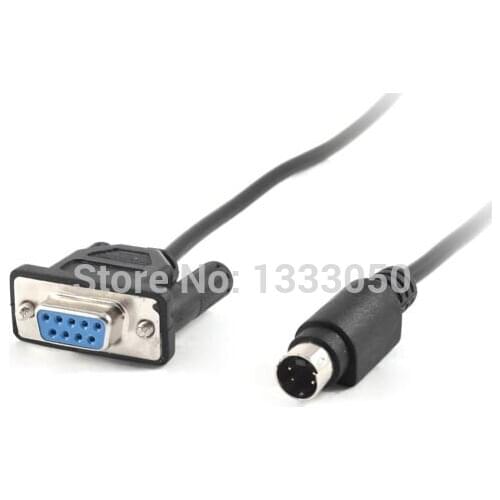 8.2 Ft 4P Mini Din to RS422 PLC Programming Cable for Fatek FBS/EasyView MT6000