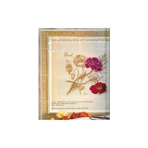 FREE delivery Top Quality hot selling lovely counted cross stitch kit poppy flower 3 poppies flowers