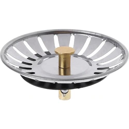 Stainless Steel Kitchen Sink Strainer Stopper Waste Plug Sink Filter Deodorization Type Basin Sink Drain kitchen Accessories