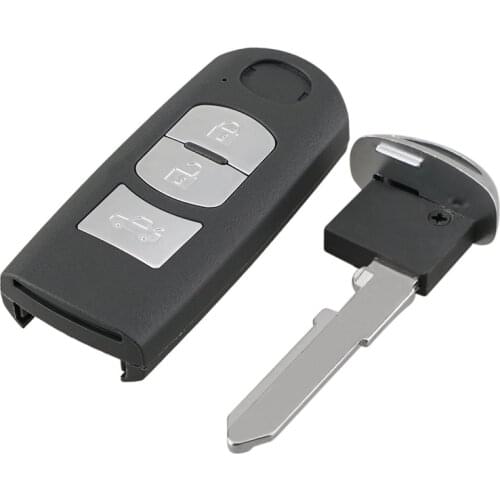 Car Smart Remote Key 3 Button 433MHz 49Chip Fit for MAZDA CX-3 Axela CX-5 SKE13E-02