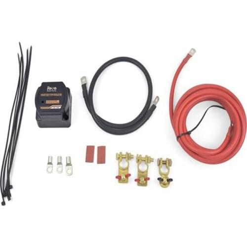 12V 24V Battery Isolator Kit Voltage Sensitive Relay VSR Smart Automatic Charging LED Waterproof For Universal Car RV Truck Boat