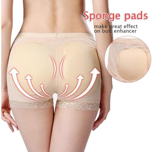 Low Waist Sexy Underwear Body Shaper Women Big Buttock Shapewear Panty Butt Lifter Enhancer Panties High Waist Padded Panties