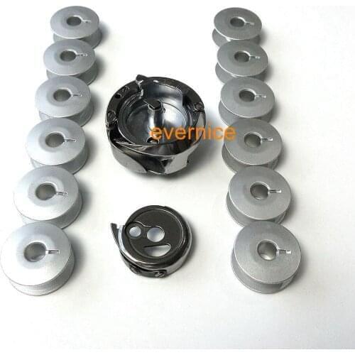 Hook +Bobbin Case Cap +10 Bobbins For Highlead Gc24618 Golden Wheel Cs-8810 8820