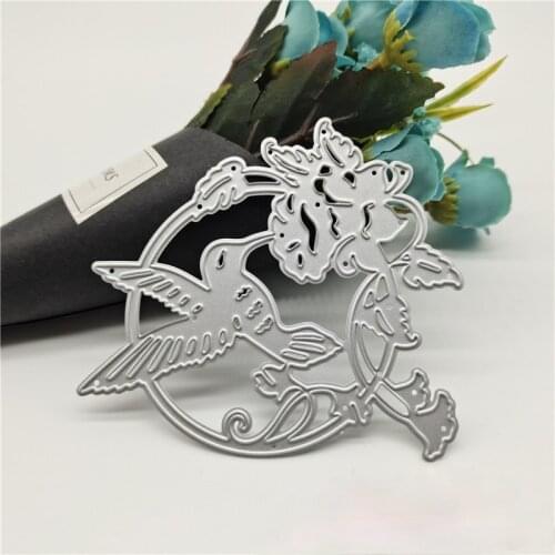 Flower and Bird Metal Cutting Dies Stamps Dies Scrapbooking Mold Cut DIY Handmade Tools Craft Decoration Metal Die Cuts New 2021