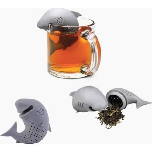 New Shark Tea Brewer Dolphin Tea Brewer Tea Strainer Tea Leak Silicone Products Lazy Supplies