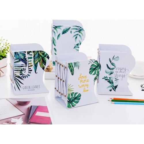 1PC Kawaii Metal Adjustable Rainforest Bookends Desk Book Organizer Holder Desktop Home Bookshelf Book Stand School Stationery