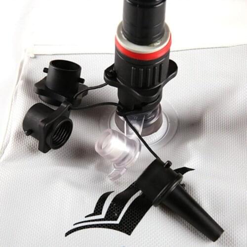 Valve Connector Inflatable conversion head Water sports Black Accessories