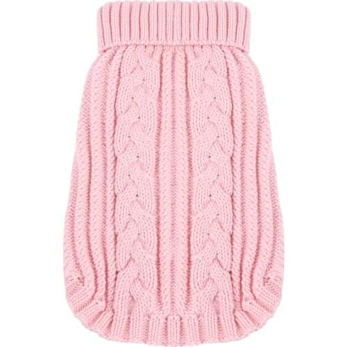 Warm Pet Dog Cat Sweater Clothing Autumn Winter Turtleneck Costume For Knitted Kitten Puppy Chihuahua Pug Schnauzer Outfit Vest