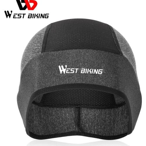 WEST BIKING Summer Sport Caps Ice Silk Anti-UV Cycling Helmet Hat Running Riding MTB Bike Bandana Headband Motorcycle Headwear