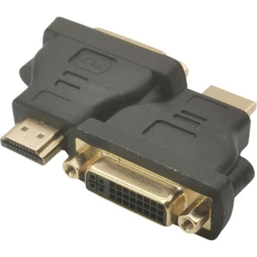 1PC DVI TO HDMI-compatible ADAPTER DVI-I 24+5 FEMALE TO HDTV MALE ADAPTOR