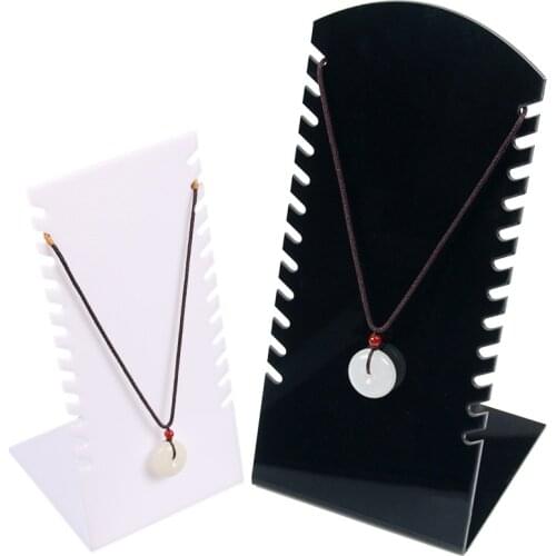 Acrylic Jewelry Display Rack Storage Necklace Display Pendant Holder Organizer Jewelry Counter Display Jewelry Storage