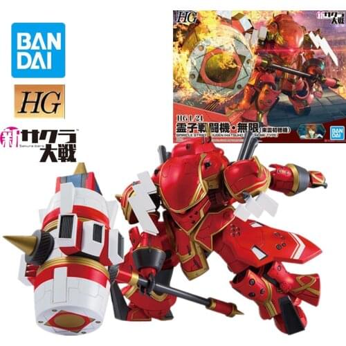 Bandai Hg 1/24 Nieuwe Sakura Wars Lingzi Fighter Onbeperkt spiricle striker mugen Gundam Monteren Action Figure Brinquedos Model