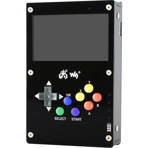 GamePi43-UK UK version Based on Raspberry Pi 4.3inch IPS Display,with Raspberry Pi 3 Model B+A portable retro video game console