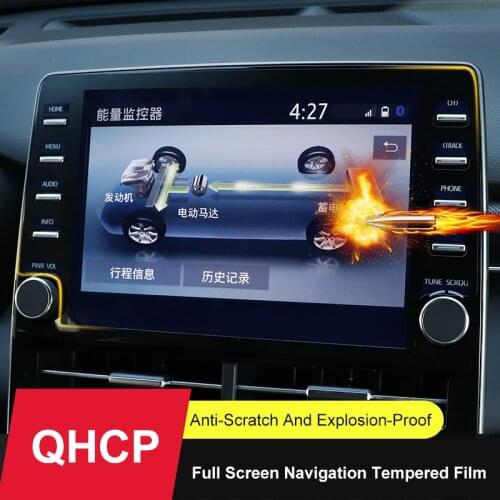 HD Car Navigation Film GPS LCD Glass Screen Protection Tempered Films Sticker For Toyota Avalon 2019 Interior Accessories
