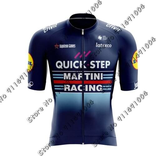 Quick Step 2021 Cycling Jersey Short Sleeve Clothing Mens Summer Road Bike Shirts Bicycle Tops MTB Outdoor Sports Maillot