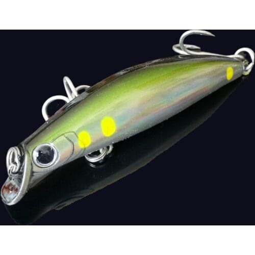 SWOLFY 5PCS/LOT Fishing Lure 75mm 8g Artificial Fishing Bait Floating MINNOW Hard Fishing Lure Depth 0.5m Pike Lure