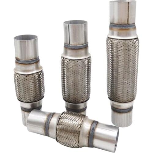 General automobile exhaust pipe soft connection plus welded pipe muffler soft connection damping hose to improve resonance