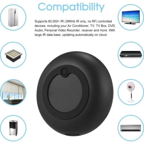WiFi Remote IR Control Wi-Fi(2.4Ghz) Enabled Infrared Universal Remote Controller For Air Conditioner Tuya Smart Life APP