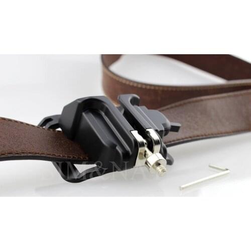 Camera Hard Plastic Black Belt Holster,Waist Strap Mount Holder,Quick Release Hanger Buckle,with Wrench for DSLR,SLR Camera