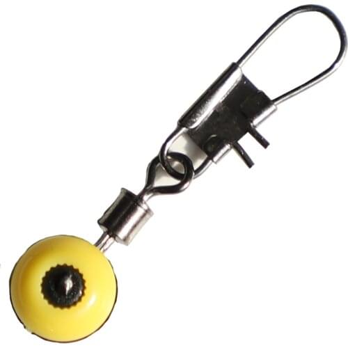 20pcs/lot Fishing Line Hook Swivels Shank Clip Connector Interlock Snap Sea Space Beans Lure Fishing Hooks Connector