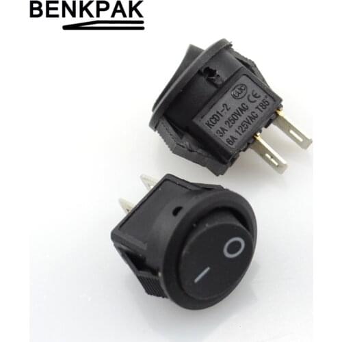 50pcs 15mm Small Rocker Switch 3A 250V