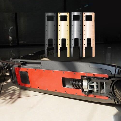 Stainless Electric Scooter Accessories Freestyle Kick ScooterBottom Battery Protection Cover For Ninebot ES2 E-Scooter