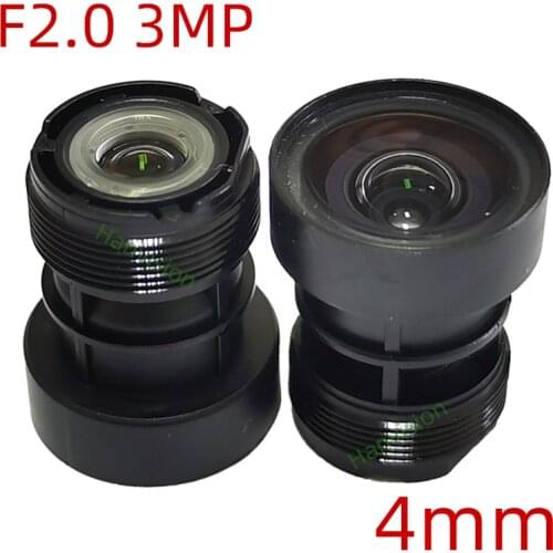 CCTV Accessories Lens 4MM F2.0 1/2.7 3.0 MegaPixel Wide-angle 100 Degree for Surveillance Camera