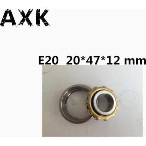 Free shipping 1pcs high quality E20 Magneto Bearing 20*47*12 mm Angular Contact Separate Permanent Motor Ball Bearings EN20 FB20
