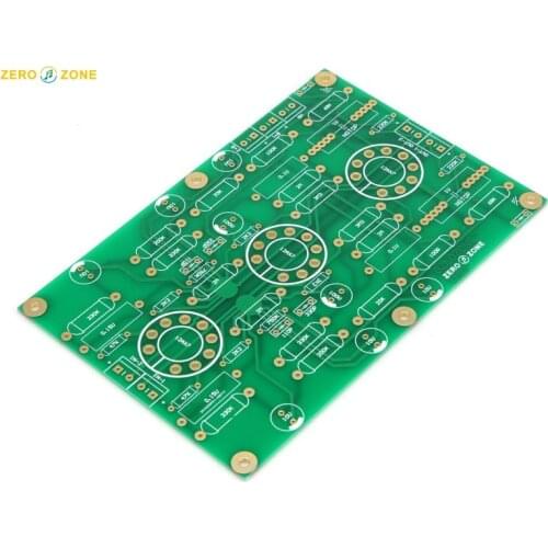 Free shipping ZEROZONE AMPLIFICADOR DE EAR834 hi-fi RIAA MM 12AX7 kit de PCB estéreo diy preamplificador placa de circuito PCB