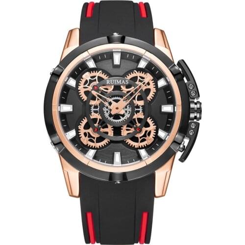 Fashion Men Watches Top Luxury Brand Sports Silicone Wrist Watches Casual Clock Rotating Dial Waterproof Wrist Relogio Masculino