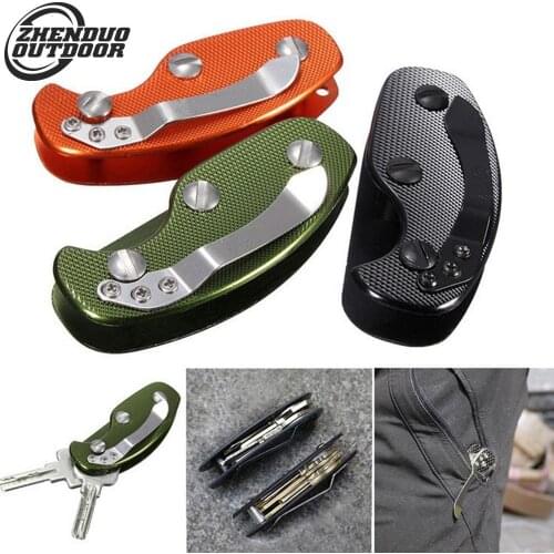 Key Pouch Storage Case Wallet Holder Key Wallet Ring Collector Housekeeper EDC Pocket Keychain Multifunction