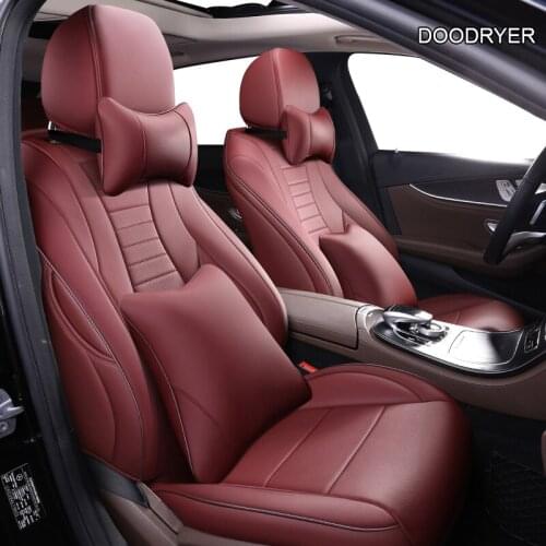 DOODRYER Custom Leather car seat cover For KIA Niro KX1 Cadenza SHUMA CARENS Carnival VQ Borrego Opirus Sorento car seats
