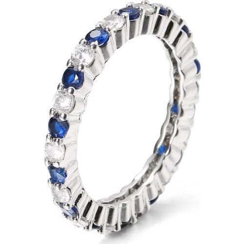 Bettyue Fashion Arrival Round Shape Ring With Two Colors Zirconia For Women Charming Jewelry Party Shiny Ornament