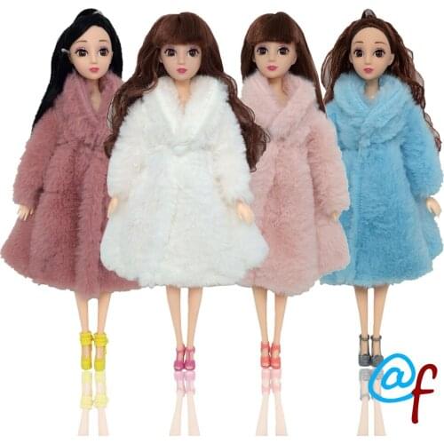 N2 1-set Doll Furs Clothes Girl DIY for 1/6 OOAK Beauty Dolls Dress A Brand Head As Gift If 3sets or More
