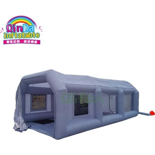 Mobile Portable Inflatable Spray Paint Booth Garage Tent With Filter Car Painting Spray Booths